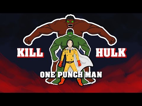 SAITAMA vs HULK One Punch Man Fight (Part 2) | Fan Animation | Red Hulk