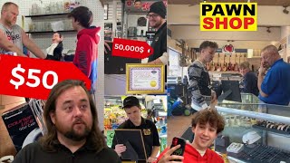 Trying to sell ridiculous items at a PawnShop full Compilation!