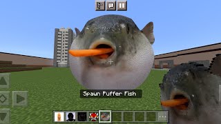 Puffer Fish Nextbot Added | MCPE | CN_Part8_Addon