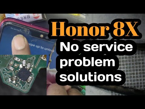 Honor  8X no service problem solutions