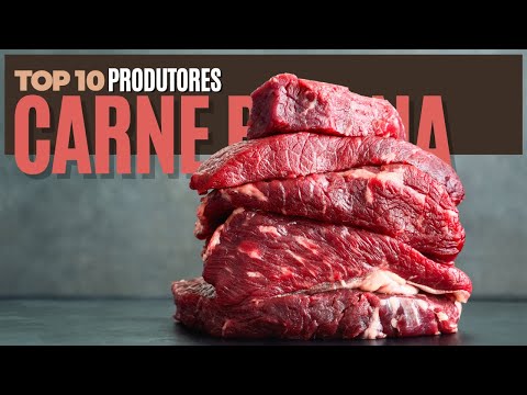 Maiores Produtores de CARNE BOVINA do MUNDO | TOP 10 | 2022