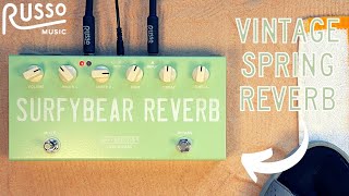 Video thumbnail for Surfybear Compact Reverb - Vintage Spring Reverb from Surfy Industries by Russo Music