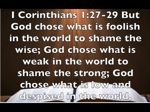 I Corinthians 1:27-29 -  Expectation of Faith vs  Net of Grace