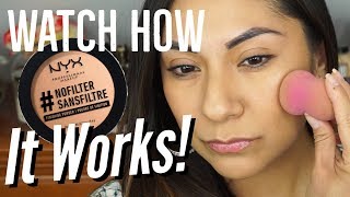 NYX No Filter Powder | NYX No Filter Finishing Powder | What Is A Good Pressed Powder | Review