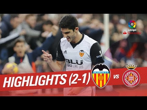Highlights Valencia CF vs Girona FC (2-1)