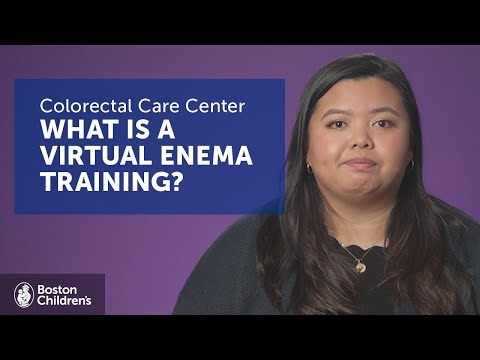 What is a virtual enema training? | Videos