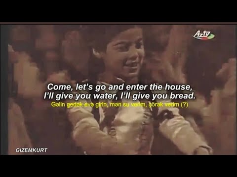 Cip cip cucalarim ( orignal lyrics &English translation  ) Jujalarim song/ ussr1959 । Azebrbaijani ।