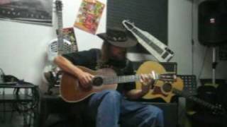 Mama Let Me Lay On You - Blind Boy Fuller - Washburn R319 - Ariberto Osio