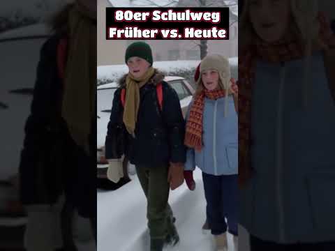 80er Schulweg Früher vs Heute  #80er  #nostalgie  #schule