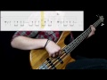 Radiohead - Jigsaw Falling Into Place (Bass Cover) (Play Along Tabs In Video)