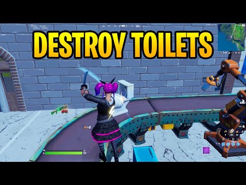 Destroy Toilets (Fortnite Challenge Guide)