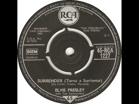 (30a) Elvis Presley with The Jordanaires - Surrender (Torna A Surriento)