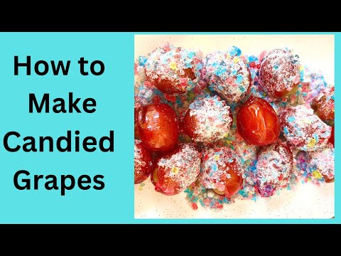 How to Make Candied Grapes | Easy Candied Grapes at Home