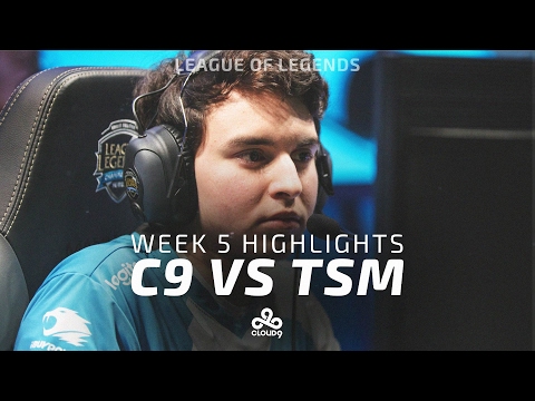 Cloud9 LoL - LCS Week 5 | Cloud9 vs TSM Highlights (2017)