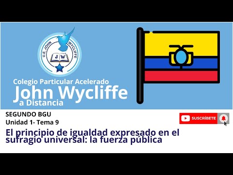 El principio de igualdad expresado en el sufragio universal: la fuerza pública