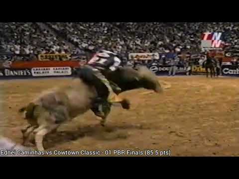 EDNEI CAMINHAS VS COWTOWN CLASSIC - PBR FINALS 2001 #rodeio #rodeo #pbr