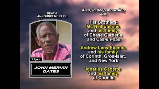 John Mervin Dates ~ Long Obituary