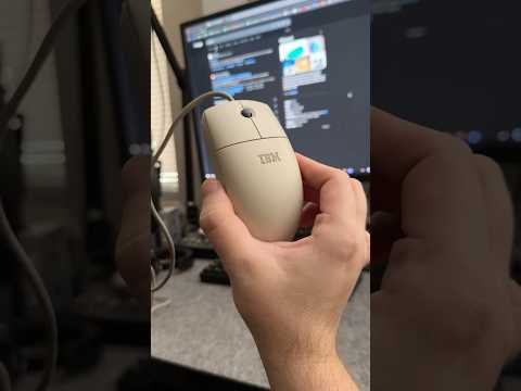 found this IBM mouse from 1998 at the thrift #shorts