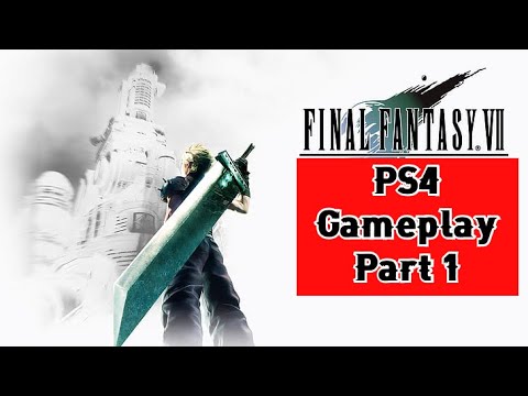 FINAL FANTASY VII REMAKE DEMO GAMEPLAY WALKTHROUGH - Part 1 NO COMMENTARY (PS4)