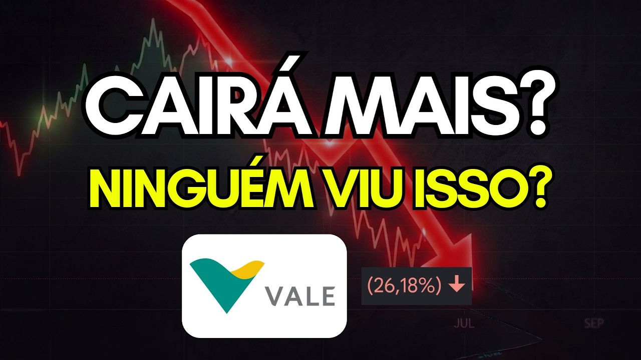 Vale (vale3) Desabando e Ferro nas Mínimas de 5 anos. Mas ninguém está vendo outro ponto. Comprei?