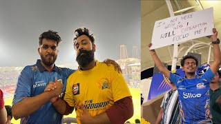 MS Dhoni Last Ball Four🤯to win Match | First IPL Match Ever | Mumbai Indians v/s Chennai Super Kings