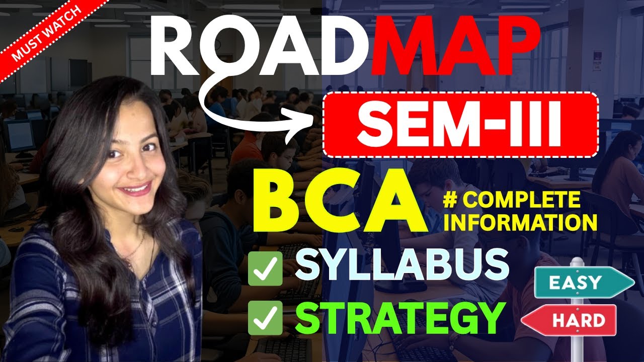 BCA 3rd Semester Roadmap| Syllabus, Strategy, Easy vs Hard Subjects| Complete Guide