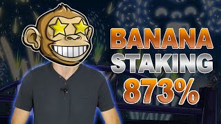 Staking Banana Gun Coin 🔥 Earning Over $2000 A MONTH! 🔥 Passive Income 🔥 Stake BANANA