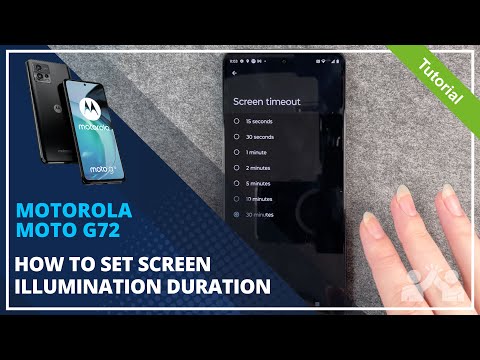 Motorola moto g72 - How to change Screen Timeout • 📱 • 🔆 • ⏱ • Tutorial