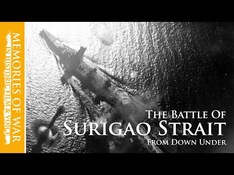 Battle of Surigao Strait: HMAS Shropshire on the firing line