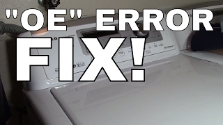LG Washing Machine Won't Drain or Spin (OE ERROR CODE) — How to Fix PUMP and LINE