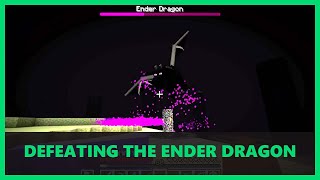 Defeating the ENDER DRAGON, OVER PREPARED! | Minecraft Realm of Friends 6