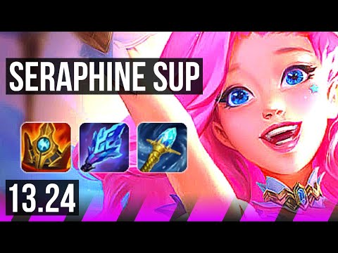 SERAPHINE & Ziggs vs NAUTILUS & Varus (SUP) | 300+ games | NA Grandmaster | 13.24
