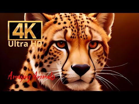 Fast cheetah #45| Amazing Animals 4K | Beautiful music