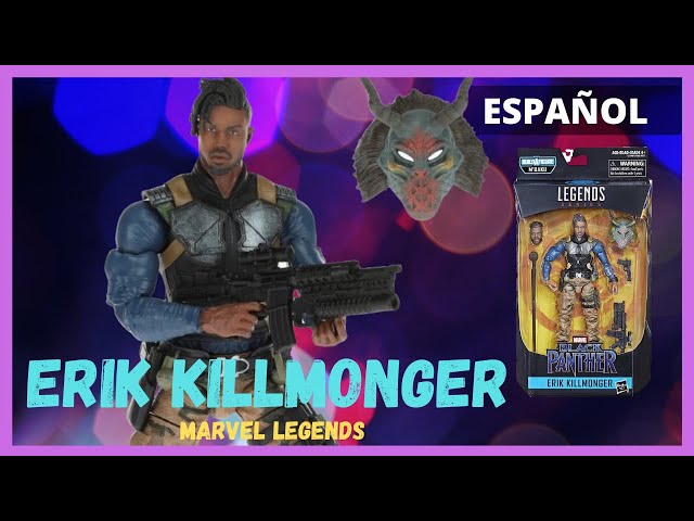 Vídeo relacionado con Marvel Hasbro Legends Series Nero Panther Legacy Collection - Figura Coleccionable de Killmonger de 15 cm - 5 Accesorios, F5973