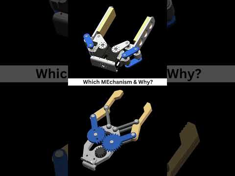 Which one ⁉️Robotic Gripper Mechanism Design 🙌