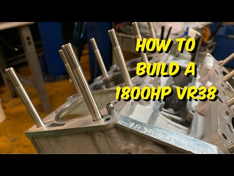 How to Build a 1800+hp R35 GT-R VR38 Engine
