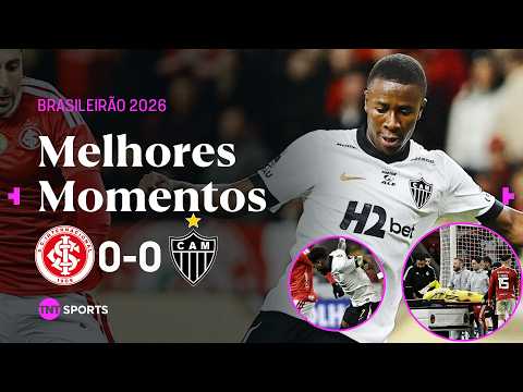 GOLAÇO TIRADO EM CIMA DA LINHA, ESTREIA DE FRED E SAÍDA DE GOLEIRO! INTERNACIONAL 0 X 0 ATLÉTICO-MG