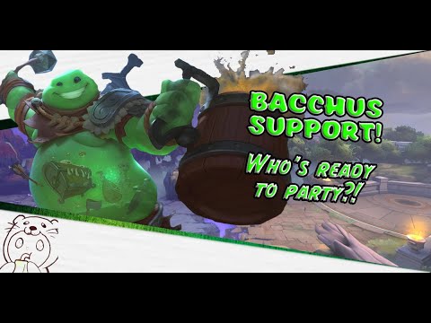 Bacchus Support: MAKING BIG PLAYS ON BACCHUS! - Late Night Smite | Mattypocket