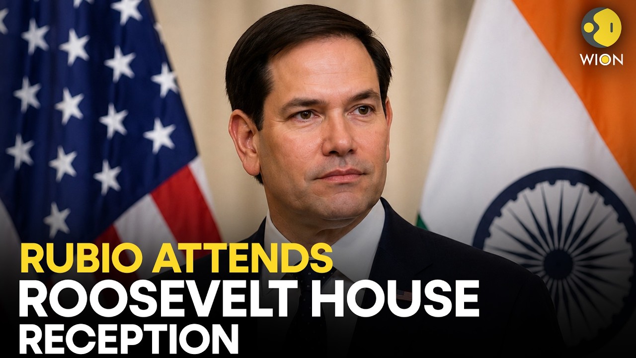LIVE: US Secretary of State Marco Rubio Attends a Roosevelt House Reception in India | WION Live