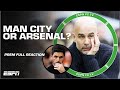 Premier League FULL REACTION: Will Arsenal or Man City BLINK FIRST?! | ESPN FC
