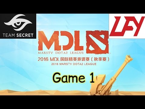 Secret vs LGD.Forever Young - Game 1 - MDL 2016 Autumn - Highlights