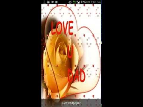 Free Fathers Day Livewallpaper Video