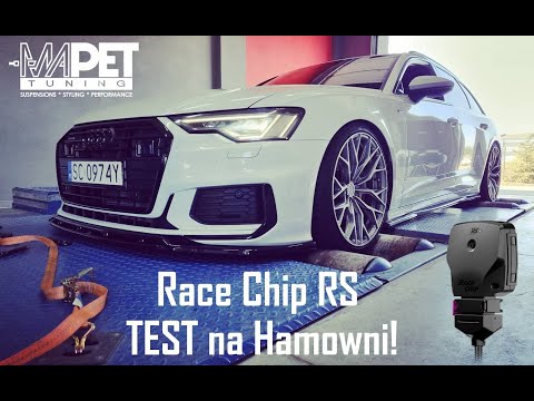 Montaż modułu Race Chip RS Audi A6 C8 45tfsi - Hamownia | TEST - MAPET-TUNING.com