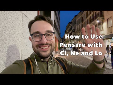 How to Use Pensare with Ci, Ne and Lo in Italian