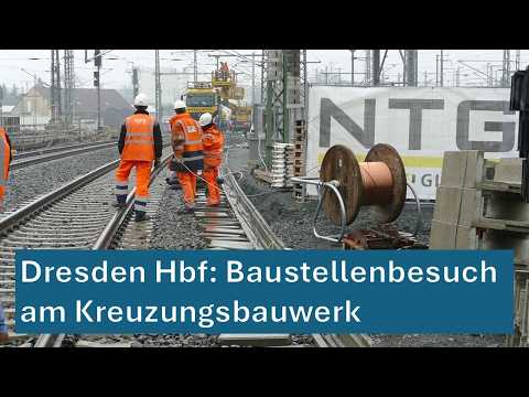 Dresden Central Station: Site visit at the intersection structure