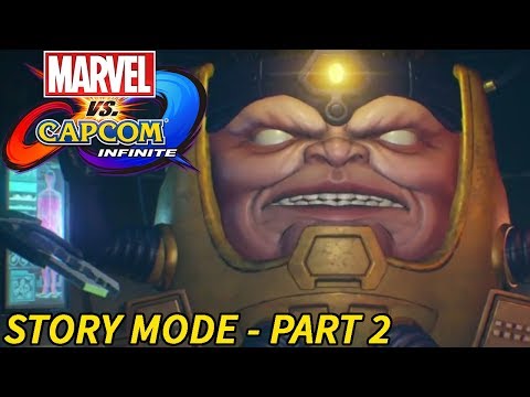 Marvel vs. Capcom Infinite (Story Mode - Part 2) [NEMESIS & M.O.D.O.K TEAMING UP!]