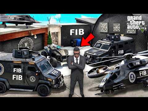 Franklin's House is The New FIB Headquarters in GTA 5 | SHINCHAN and CHOP
