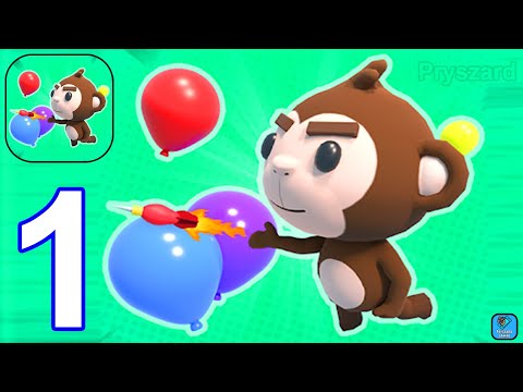 Balloons Defense 3D - Gameplay Walkthrough Part 1 Levels 1-3 (iOS, Android Gameplay)