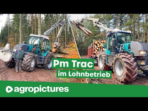 Pfanzelt Pm Trac 3623 Forstschlepper im Einsatz beim Forstbetrieb Kemmer | Forst Doku