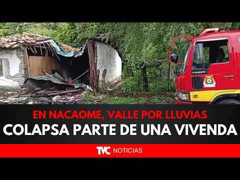 Colapsa parte de una vivienda producto de las lluvias en Nacaome, Valle